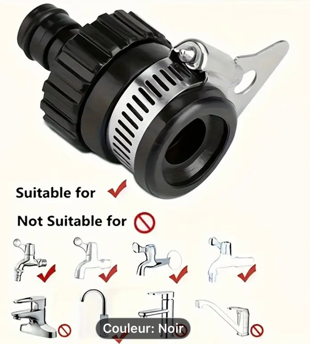 2 nez de robinet universel